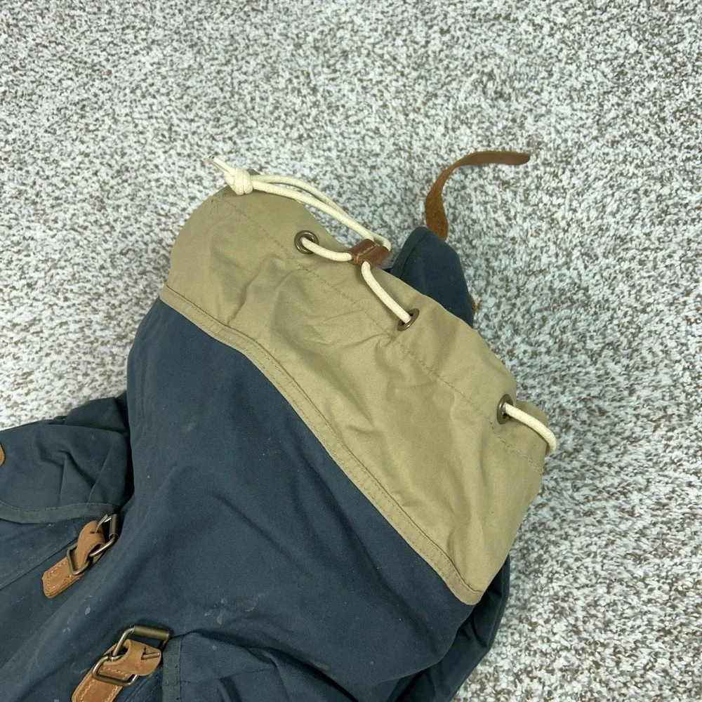 Fjallraven Ovik Backpack 15 Unisex Blue Canvas Outdoor Travel Daypack Hiking
